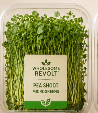 Wholesome Revolt Pea shot Microgreen (100g 1 pack)
