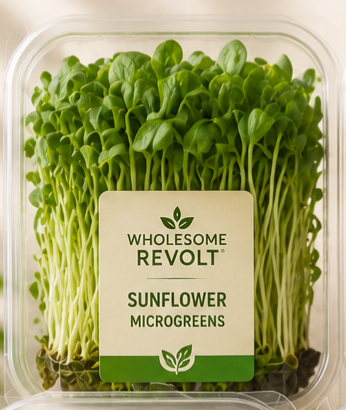 Wholesome Revolt Sunflower Microgreens (100g 1 pack)