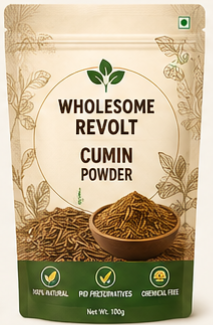 cumin Wholesome Revolt Organic Cumin Powder (250g)